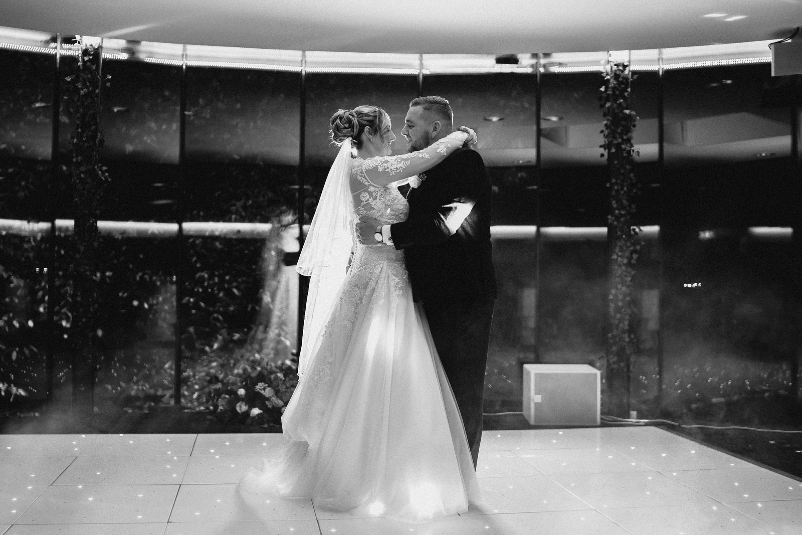 Bride and Groom First Dance Wedding Photo